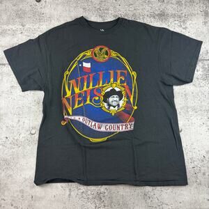 Willie Nelson Western Outlaw Country Music Shirt XL Zion